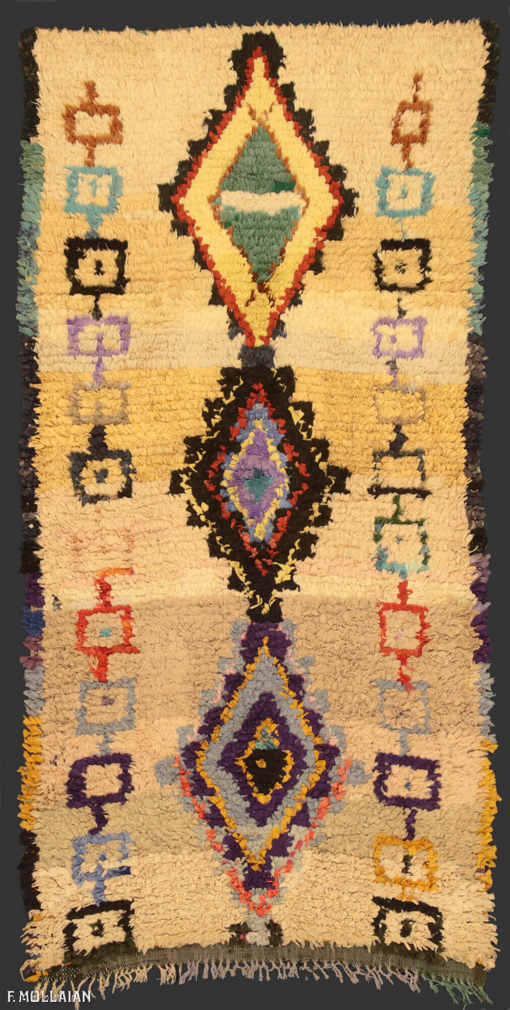 Semi-Antique Moroccan Marrakesh Rug n°:29179710